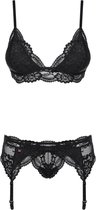 Obsessive - 810-SEG-1 Set 3 st, Zwart S/M