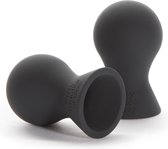 Fifty Shades Nipple Suckers - Siliconen Tepelzuigers - Zwart