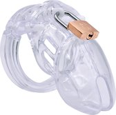 Intenz® Kuisheidskooi - Transparant - Chastity Cage - Small - Peniskooi - Seksspeeltjes Voor Koppels - Inclusief Slotje