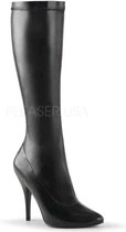 EU 40 = US 10 | SEDUCE-2000 | 5 Plain Stretch Knee Boot, Side Zip