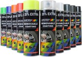 MoTip Plastidip HOOGGLANS ZWART spray 500ml