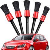 Auto Auto Detailing Brush Set 5 - auto wassen - Automotive Detail Cleaning Borstels voor het reinigen van wielen, motor, interieur, emblemen, interieur, exterieur, luchtopeningen