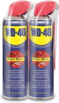 2x 450ML WD-40 Multi-Use Product Smart Straw - Multispray Olie & Smeermiddel. Verwijdert vet, beschermt tegen roest en verdrijft water, 450 ml