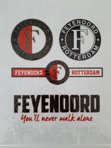 Feyenoord RaamStickers zelfklevend transparant