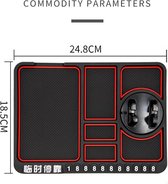 Anti Slip mat smartphone iphone gsm houder Rood