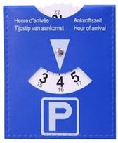 Parkeerschijf blauw 15 x 11 cm