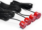 Parkeersensoren set | 4 sensoren | Geluid en Display | Rood