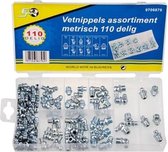 Vetnippel assortiment metrisch 110 stuks