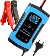 CHARGE-IT Acculader en Druppellader - Diverse Veiligheidsmodi - Acculader voor Auto / Motor / Scooter / Boot  / Camper - 12V 6A