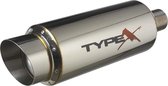 AutoStyle Sportuitlaat Universeel Type X Racing - Ø150mm - Angle Tip