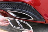 Mercedes AMG Look Chrome uitlaat trim tip decoratie lijsten Mercedes GLE W246 E Klasse W213 W212 GLC