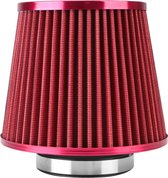 Open Luchtfilter Rood - Sport Filter met Cold air intake [sportfilter powerfilter universeel]