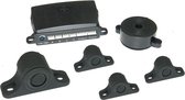 ParkSafe 'Under-Mount' Achteruitrijdradar (geschikt voor trekhaak) incl. 4 Sensoren/Buzzer (12/24V)