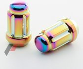 Forged Steel JR Nuts JN2 M12x1,5 Neo Chrome (set of 20 + key)