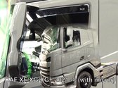 DAF XG XG+ XF (model met SPIEGELS) truck vrachtwagen windschermen model vanaf 2021 set raamspoilers fenders visors windgeleiders licht getint pasvorm