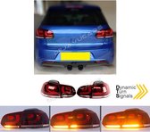 OEM Line® R20 / GTI Look Dynamische LED Achterlichten Kersenrood voor Volkswagen Golf 6