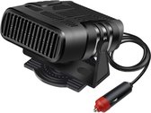 Hoobi® Autoverwarming - Auto Ontdooier - Voorruitverwarming- Auto Verwarming - Duurzaam Ontwerp - 360 Graden Rotatie - 2 In 1 - 12V/120W - Ideaal Voor Bevroren Ramen – Autoverwarmer - Car Heater - Zwart