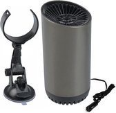 Hoobi® Auto Heater - Autoverwarming - 12V/150W - Auto Verwarmer - auto verwarming - Voorruitverwarming - Ontdooier - Auto Kachel  - Car Heater - Grijs