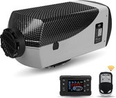 Warmtoo Diesel  Standkachel -12V 8KW - Auto LCD-Scherm - Diesel Luchtverwarmer - Voor Cabine van VerschillendeAuto's/Bussen/Campers/Vrachtwagens- grijs