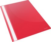 Esselte Vivida A4 Snelhechtmappen - 25 Stuks - Rood - Voor Thuiswerken - Ideaal Voor Thuiskantoor