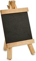 Mini schoolbord/krijtbord op standaard 16 x 27 cm - Naambordjes - prijskaartjes - Info bordjes