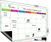 Magnetisch Weekplanner whiteboard (8) - 53 x 34 cm - Planbord - Familieplanner - Gezinsplanner - To Do Planner