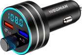 Wegman Bluetooth FM Transmitter - Autolader - Carkit - Autoradio - Bluetooth Transmitter