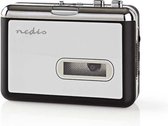 Nedis Cassettebandjes Digitaliseren | Draagbaar | Output: 1x 3,5 mm / 1x Mini USB | Accessoires: USB-kabel | Batterij Gevoed / USB Gevoed