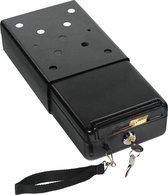 AutoStyle Autokluisje - zwart - incl. montagebeugel en 2 sleutels (22,5x16,5x8,5cm)
