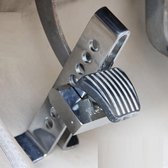 Auto Auto Rvs Anti-diefstal Koppeling Lock Auto Rem Veiligheidsslot Tool Accelerator Pedaal Lock met Sleutels Geschikt voor Clutch Hoogte Onder 19.5 cm