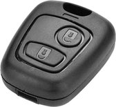 2 Knops sleutel, sleutelbehuizing compatibel met Citroen / Peugeot / Toyota