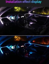 Auto sfeer verlichting ambient light interieur 6 in 1