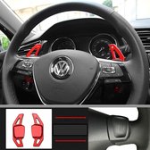 Red Aluminium DSG Flippers Schakel Paddles Stuurwiel Stuur Geschikt Voor Golf 7 Tsi Tdi Variant R Line Extentions