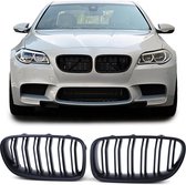 Sport Grill Nieren Bmw 5 Serie F10 F11 Mat Zwart M Look Styling Dubbele Spijl 520 530 540 550 M5