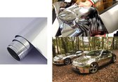 ProCar - Chroomfolie Auto - 50 x 150 cm - Zelfklevend - Watervast - Wrap folie auto - Chroom wrap folie - Afneembaar - Auto styling