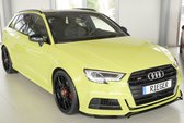 RIEGER - PERFORMANCE FRONT SPLITTER - AUDI A3 SLINE S3 8V FACELIFT - GLOSS BLACK