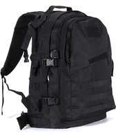 Backpack - Militair Tactisch - Zwart - Wandelrugzak - Rugtas - Rugzak - 55 Liter