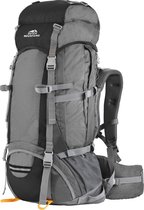 Dutch Mountains® Maas Backpack 55 +10liter - Rugtas Outdoor - Rugventilatie + regenhoes - Lichtgewicht Zwart