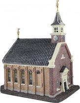 Dickensville Nicolaaskerk Stavoren led 26 Cm Porselein Bruin