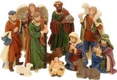 CrechedeNoel Kerststal figuren - 11-delig - Polystone