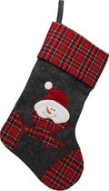 Peha Kerstsok Sneeuwman 45 Cm Polykatoen Rood/zwart
