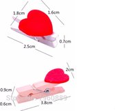 ProductGoods - 24x Leuke knijpers met hartje - Valentijn