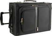 Zakelijke Handbagage Zwart - Laptopvak - Documentenvak - Businesstrolley - Pilotenkoffer - Laptop Trolley 17 inch