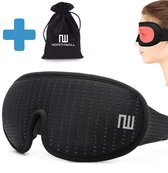 Northwall® Slaapmasker Luxe -  100% Verduisterend - 3D Traagschuim - met Opbergzakje