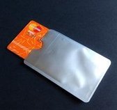 5-pack RFID bankpas beschermer - Kaart beschermer - Zilver