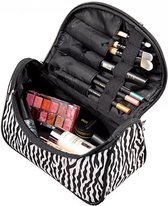 Make-up tasje met spiegel - Zebra