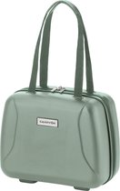 CarryOn ‘Skyhopper’ Beautycase| Make-up Koffer | Luxe Toilettas Dames | Met cijferslot | Maat: 33,5 x 28 x 18 | 5 jaar garantie | Olijf