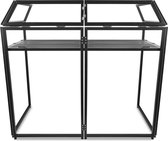 Vonyx DB3 DJ Booth Met zwarte/witte lycra doeken