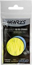 Henrys jojo touw fluor geel 6 stuks