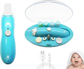 FOOCCA Baby Nagelknipper - Oplaadbaar - Baby Manicureset - Baby Verzorgingsset - Baby Nagelvijl - Baby Nagelschaartje - Baby Nagelset - Elektrisch - Oplaadbaar